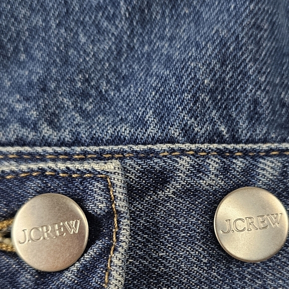 New! J. Crew Pleated Denim Lady Jacket - Picture 8 of 10